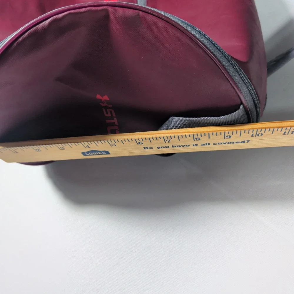 Under Armour Duffle Bag Maroon Storm Water Resistant Gym Travel Bag